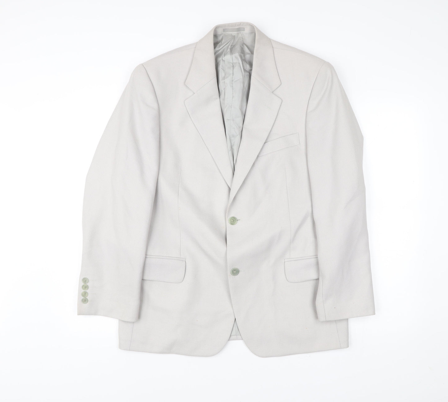 Mens UK Size 40 Nicholas Rowe Regular Beige Suit Jacket