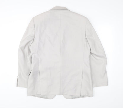 Mens UK Size 40 Nicholas Rowe Regular Beige Suit Jacket