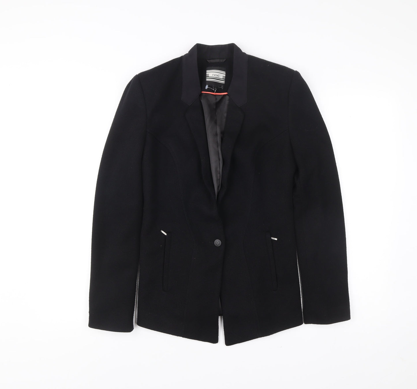 Next Women’s Black Blazer Jacket S Regular Fit Workwear