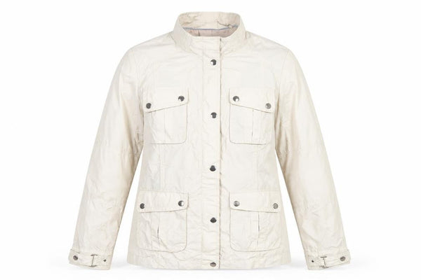 Marks & Spencer Women’s Beige Jacket Size 12 Military Style