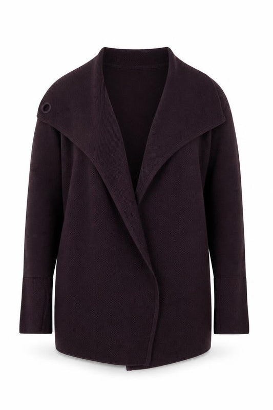 Jigsaw Womens Purple Wool Cardigan XS Long Sleeve V-Neck