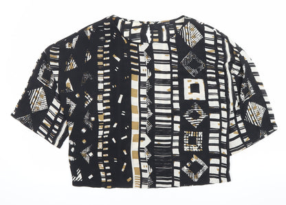 Next Women’s Multicoloured Geometric Tunic Blouse Size 14