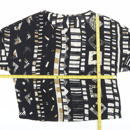 Next Women’s Multicoloured Geometric Tunic Blouse Size 14