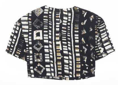 Next Women’s Multicoloured Geometric Tunic Blouse Size 14