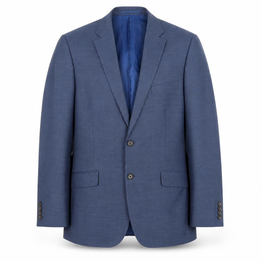 Marks and Spencer Men’s Blue Wool Blend Suit Jacket 40in Chest M