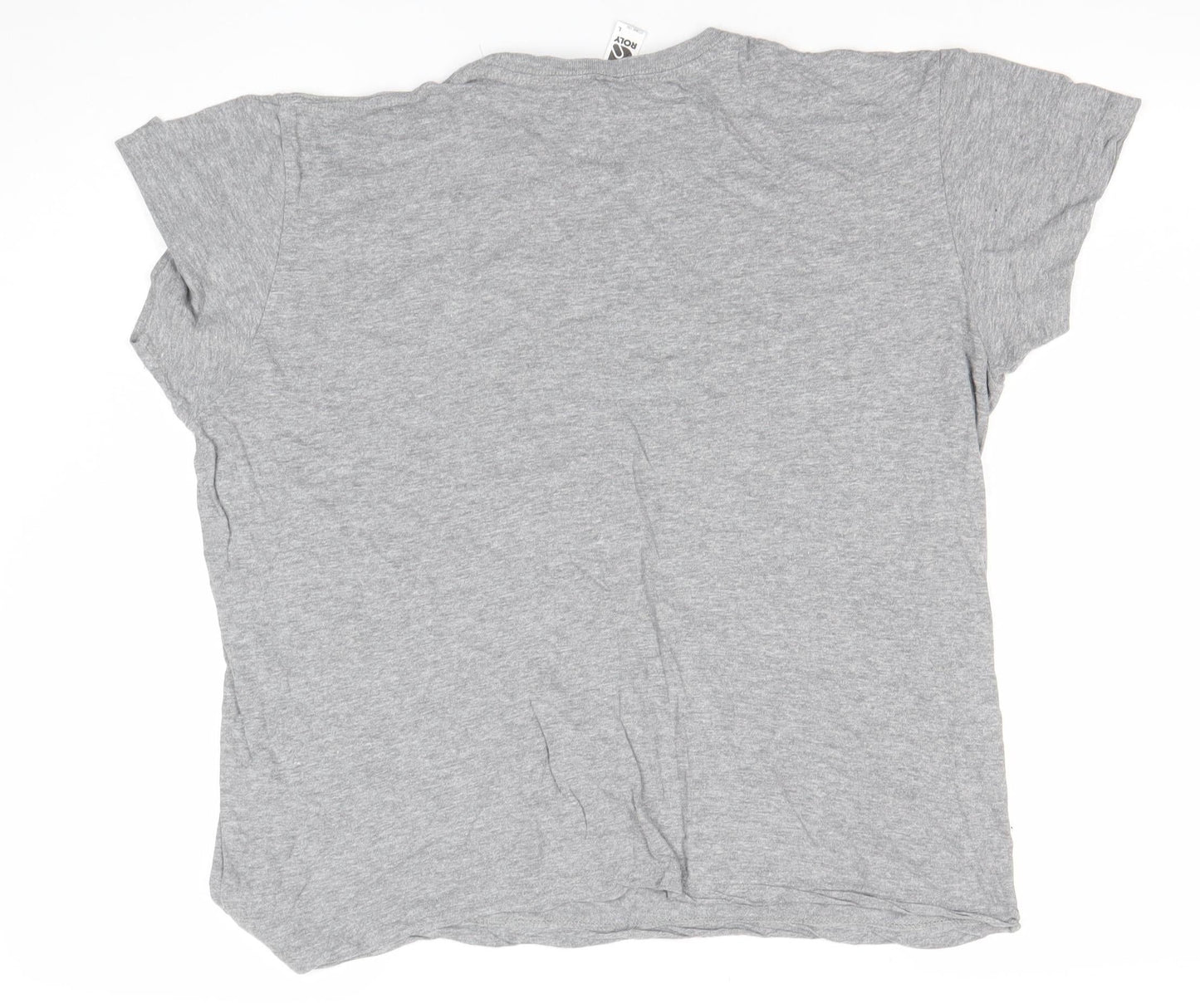 Roly Women’s Grey Brugge Graphic Travel T-Shirt Size L