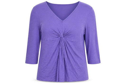 Fenn Wright Manson Women’s Petite Purple Viscose Tunic Blouse L