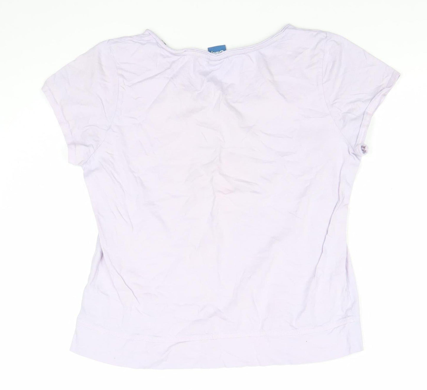 Disney Teens Purple Minnie Mouse T-Shirt Size 10-12 Cotton