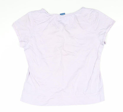 Disney Teens Purple Minnie Mouse T-Shirt Size 10-12 Cotton