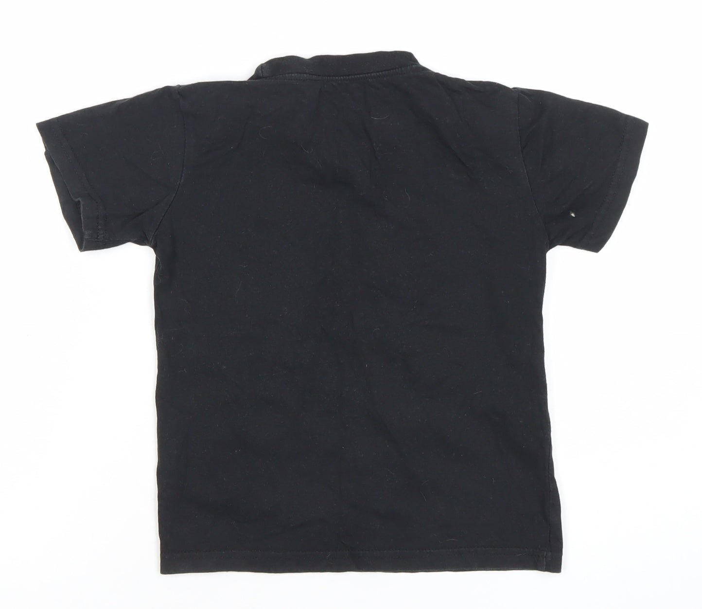 Drifa Boys Black Puffin Graphic T-Shirt 4-6 Years Short Sleeve Cotton