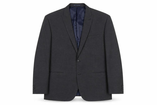 Next Men’s Grey 46in XL Suit Jacket Regular Fit Business Blazer