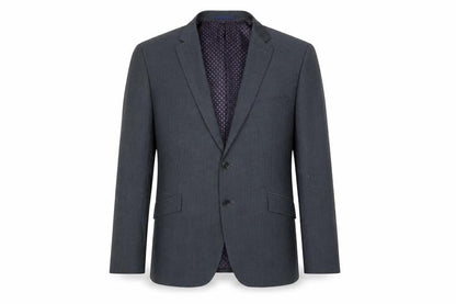 Skopes Mens Blue 46S Suit Jacket Notch Lapel Business Wedding