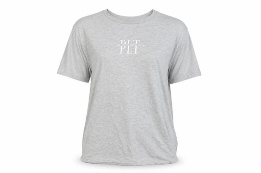 PrettyLittleThing Womens Grey T-Shirt M Short Sleeve Crew Neck Basic