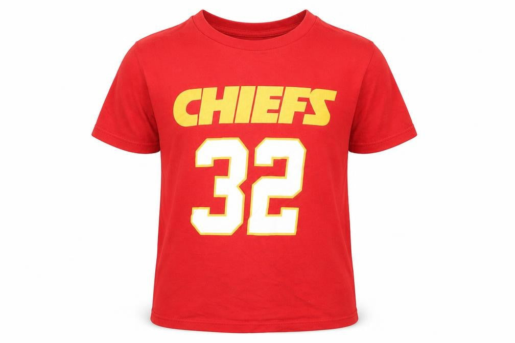 Boys UK Size S NFL Red Basic T-Shirt