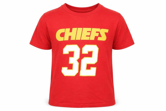 Boys UK Size S NFL Red Basic T-Shirt