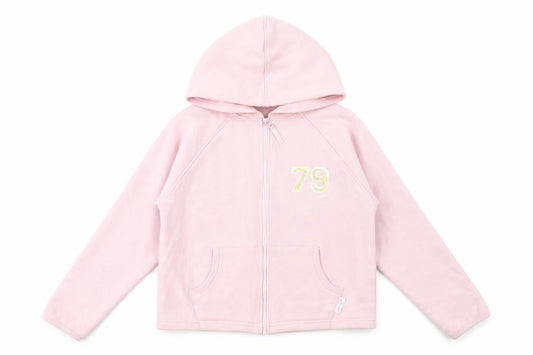 Pineapple Girls Pink Full Zip Hoodie M Logo Dance Casual