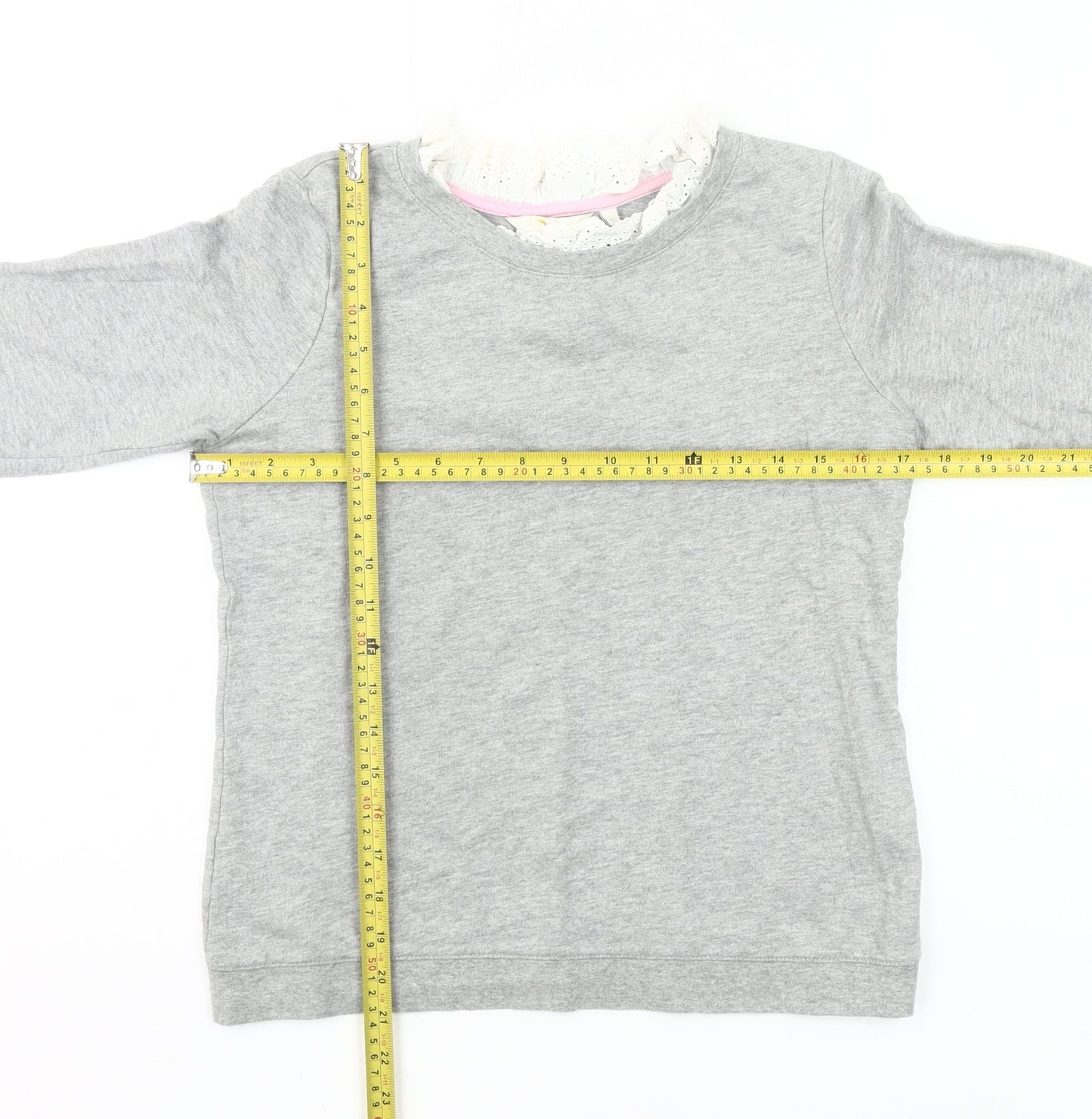 Womens UK Size XS Boden Grey Pullover Sweatshirt