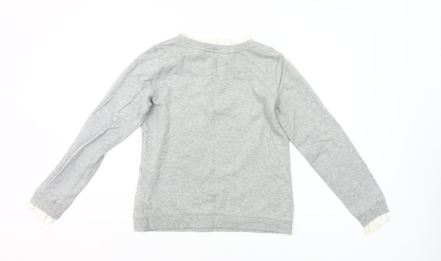 Womens UK Size XS Boden Grey Pullover Sweatshirt