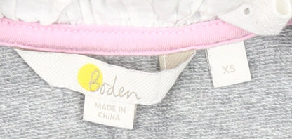 Womens UK Size XS Boden Grey Pullover Sweatshirt