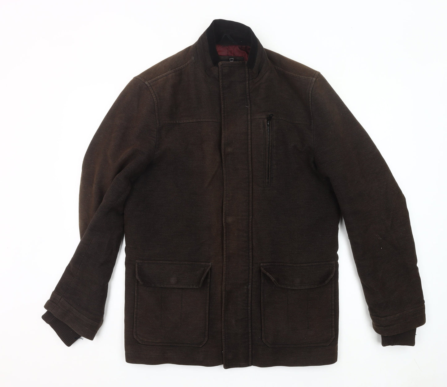 Thomas Nash Mens Brown Jacket S Cotton Blend Casual Workwear