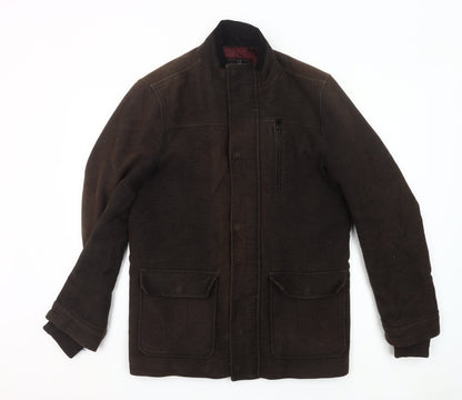 Thomas Nash Mens Brown Jacket S Cotton Blend Casual Workwear
