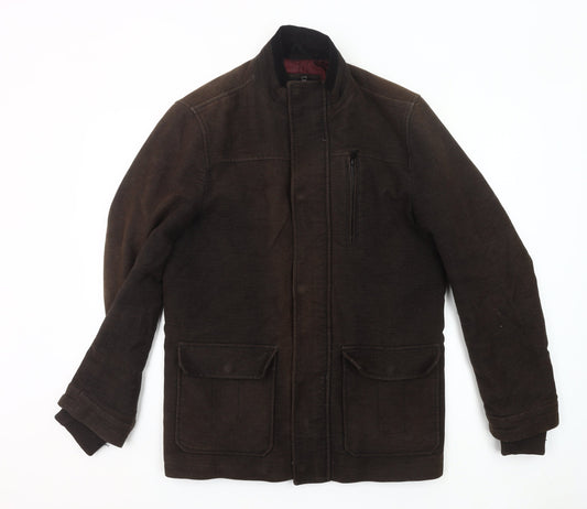 Thomas Nash Mens Brown Jacket S Cotton Blend Casual Workwear