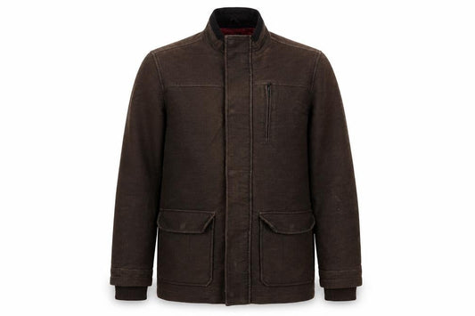 Thomas Nash Mens Brown Jacket S Cotton Blend Casual Workwear