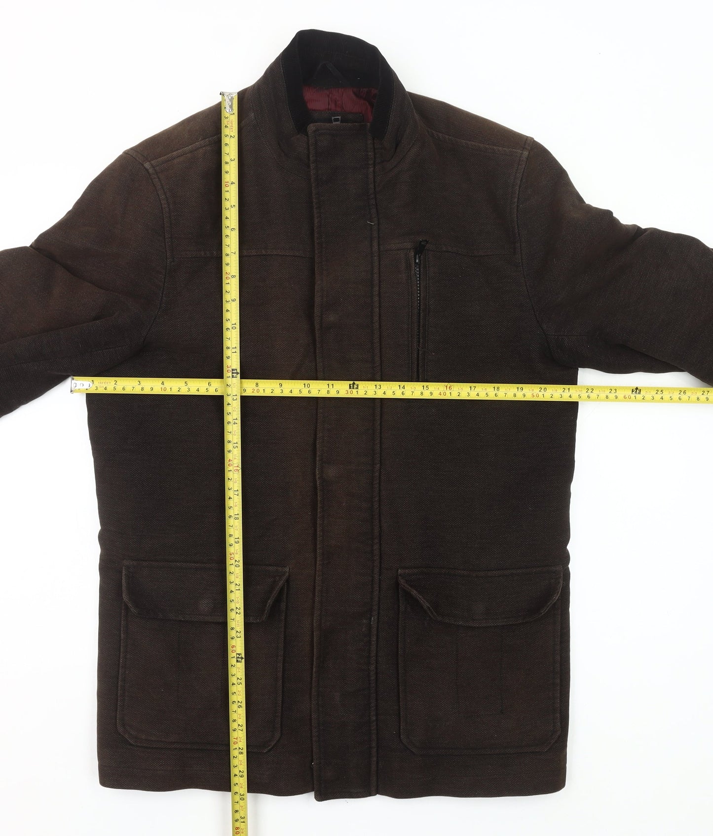 Thomas Nash Mens Brown Jacket S Cotton Blend Casual Workwear
