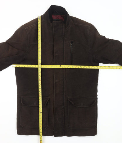 Thomas Nash Mens Brown Jacket S Cotton Blend Casual Workwear