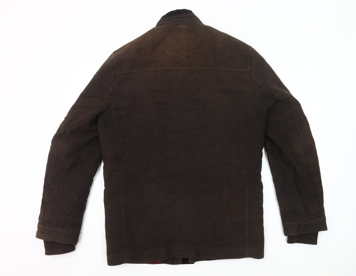 Thomas Nash Mens Brown Jacket S Cotton Blend Casual Workwear