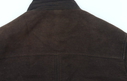 Thomas Nash Mens Brown Jacket S Cotton Blend Casual Workwear