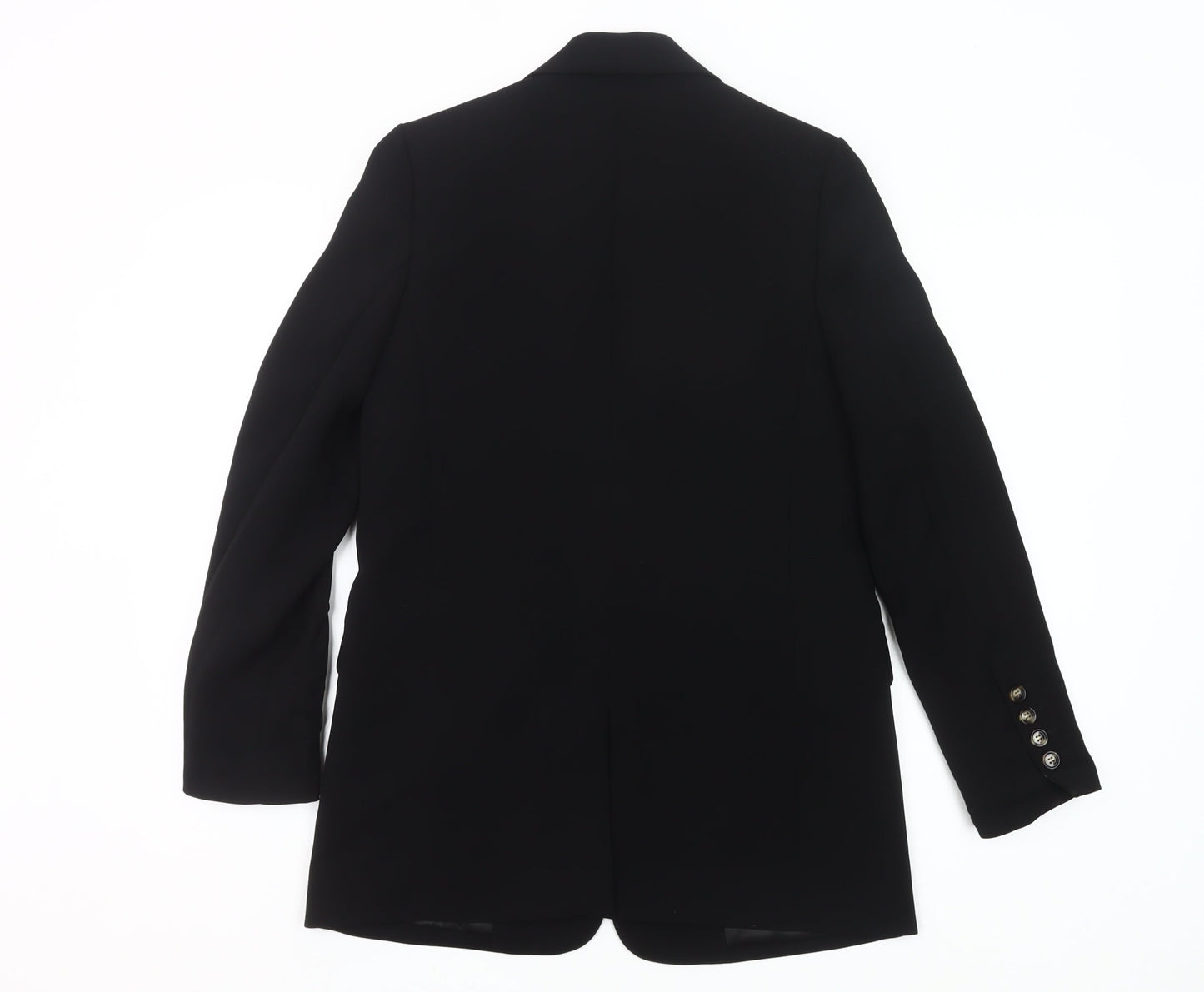 Whistles Womens Black UK 6 Blazer Jacket Workwear Single Breasted