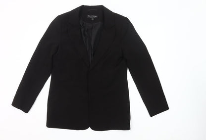 Miss Selfridge Women Black Size 10 Blazer Jacket Workwear