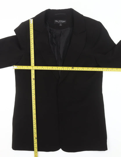Miss Selfridge Women Black Size 10 Blazer Jacket Workwear