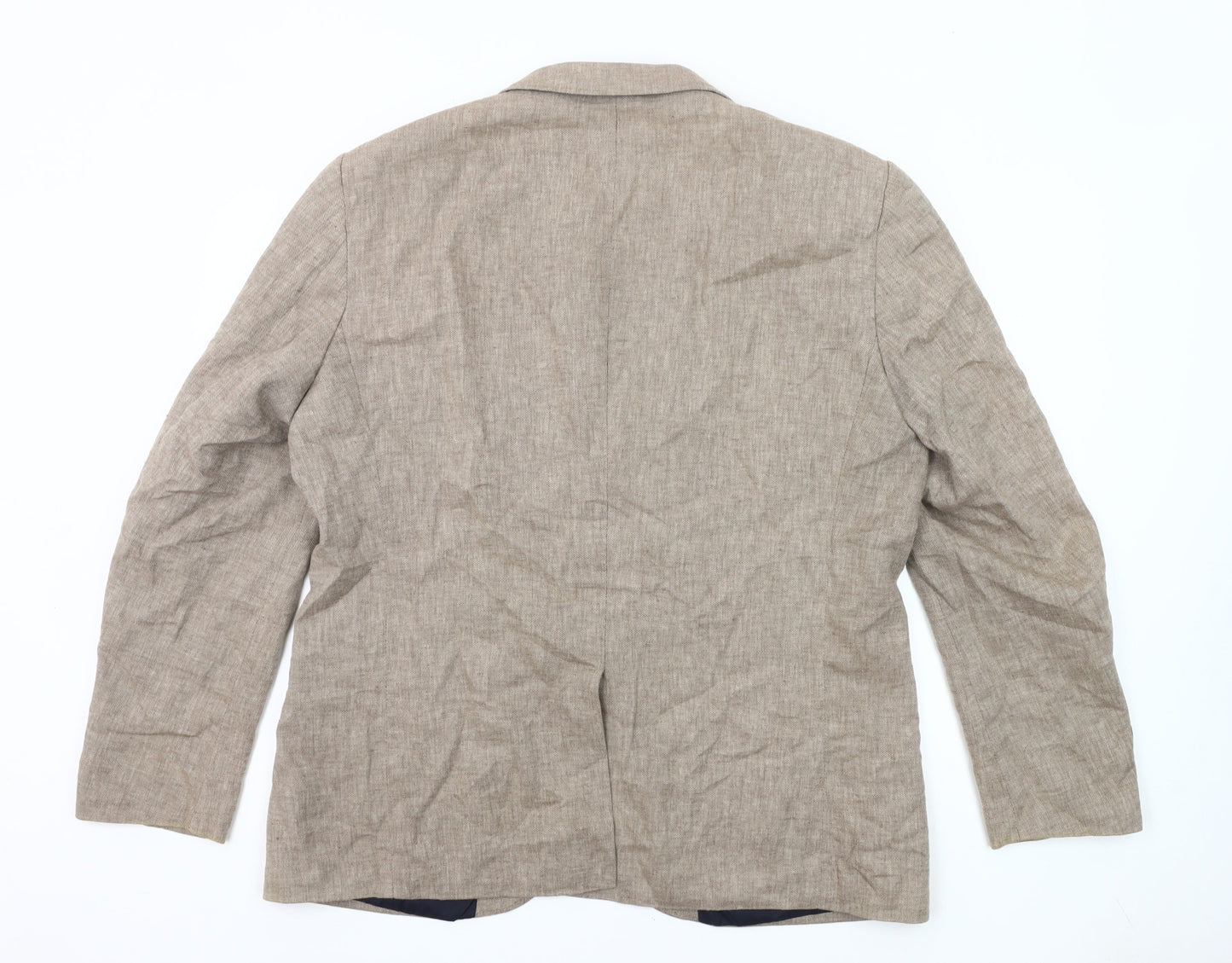 Maine New England Men’s Beige Linen Cotton Blazer Jacket XL