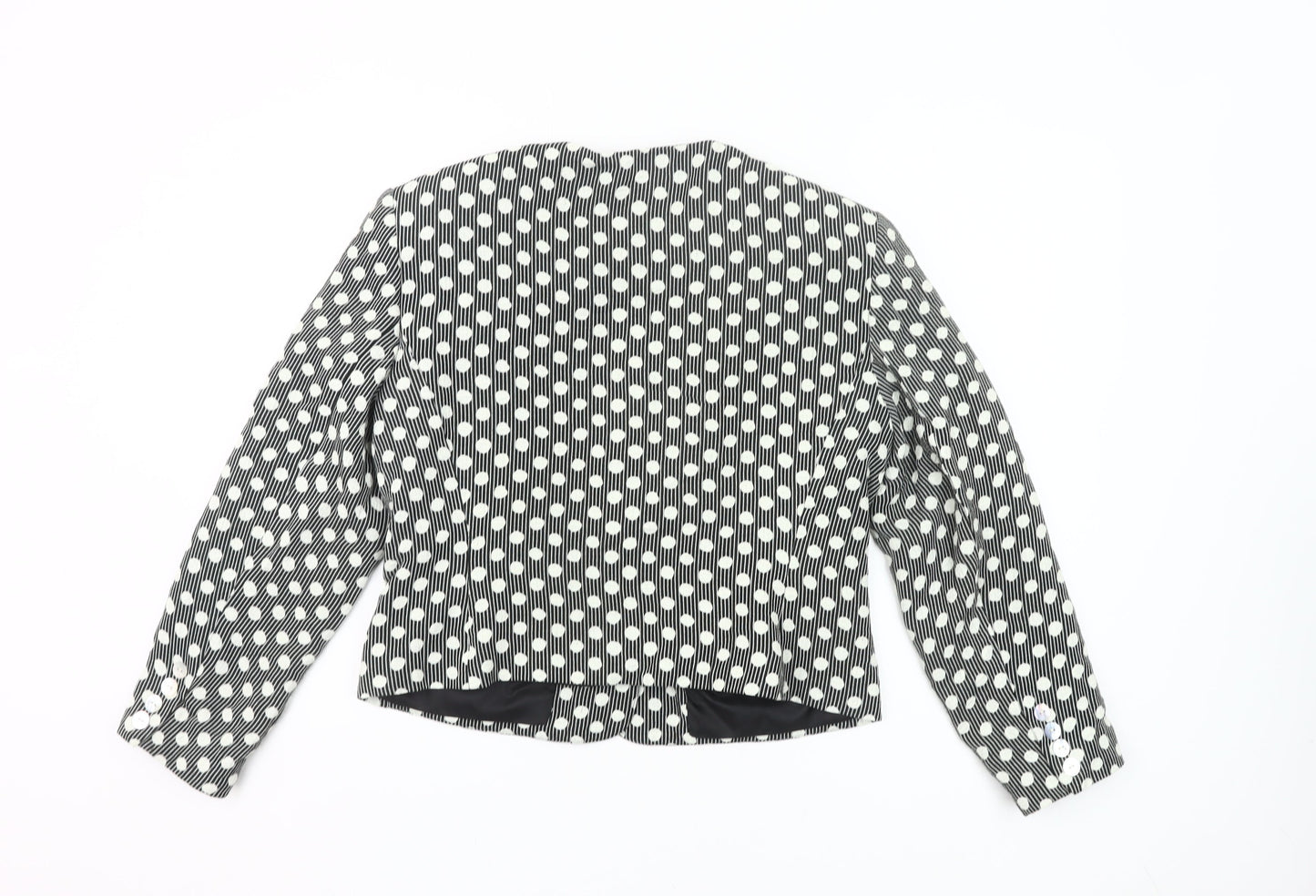 Windsmoor Women’s Black Polka Dot Size 12 Single-Breasted Jacket