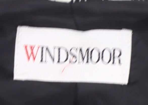 Windsmoor Women’s Black Polka Dot Size 12 Single-Breasted Jacket