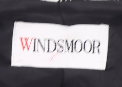 Windsmoor Women’s Black Polka Dot Size 12 Single-Breasted Jacket