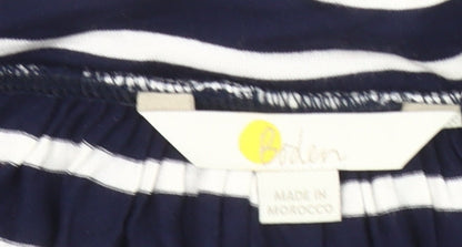 Boden Women’s Blue Striped Jersey Pencil Skirt Size 12R