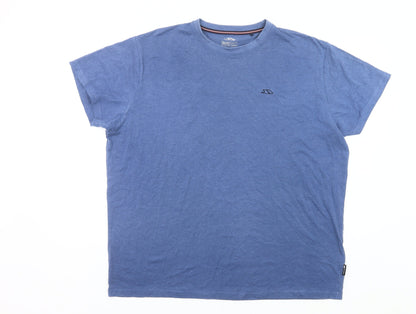Trespass Men’s XL Blue Crew Neck Short Sleeve Quick Dry T-Shirt