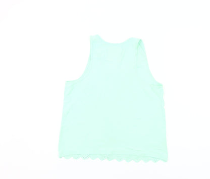 Womens UK Size M Superdry Green Camisole Tank