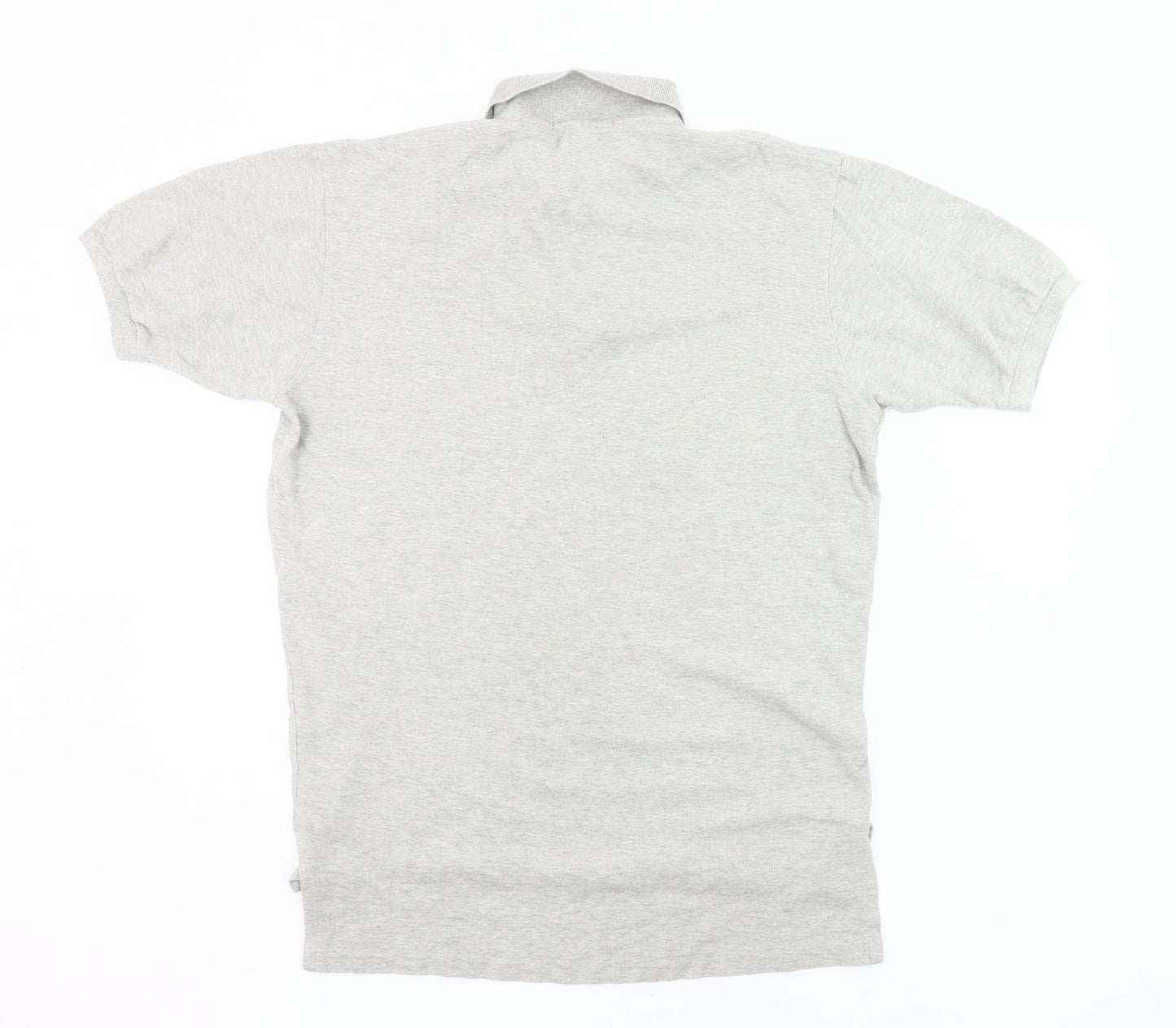 Ralph Lauren Men’s Grey Cotton Polo Shirt Size M Short Sleeve Classic