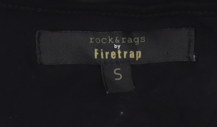 Firetrap Women’s Black Animal Print Sleeveless Tank Top Size S