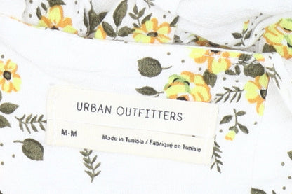 Urban Outfitters Women’s White Floral Slip Dress M Viscose Summer