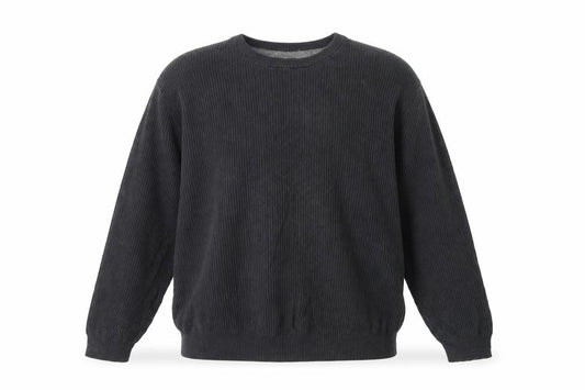Redfield Mens Grey 2XL Cotton Crew Neck Pullover Jumper