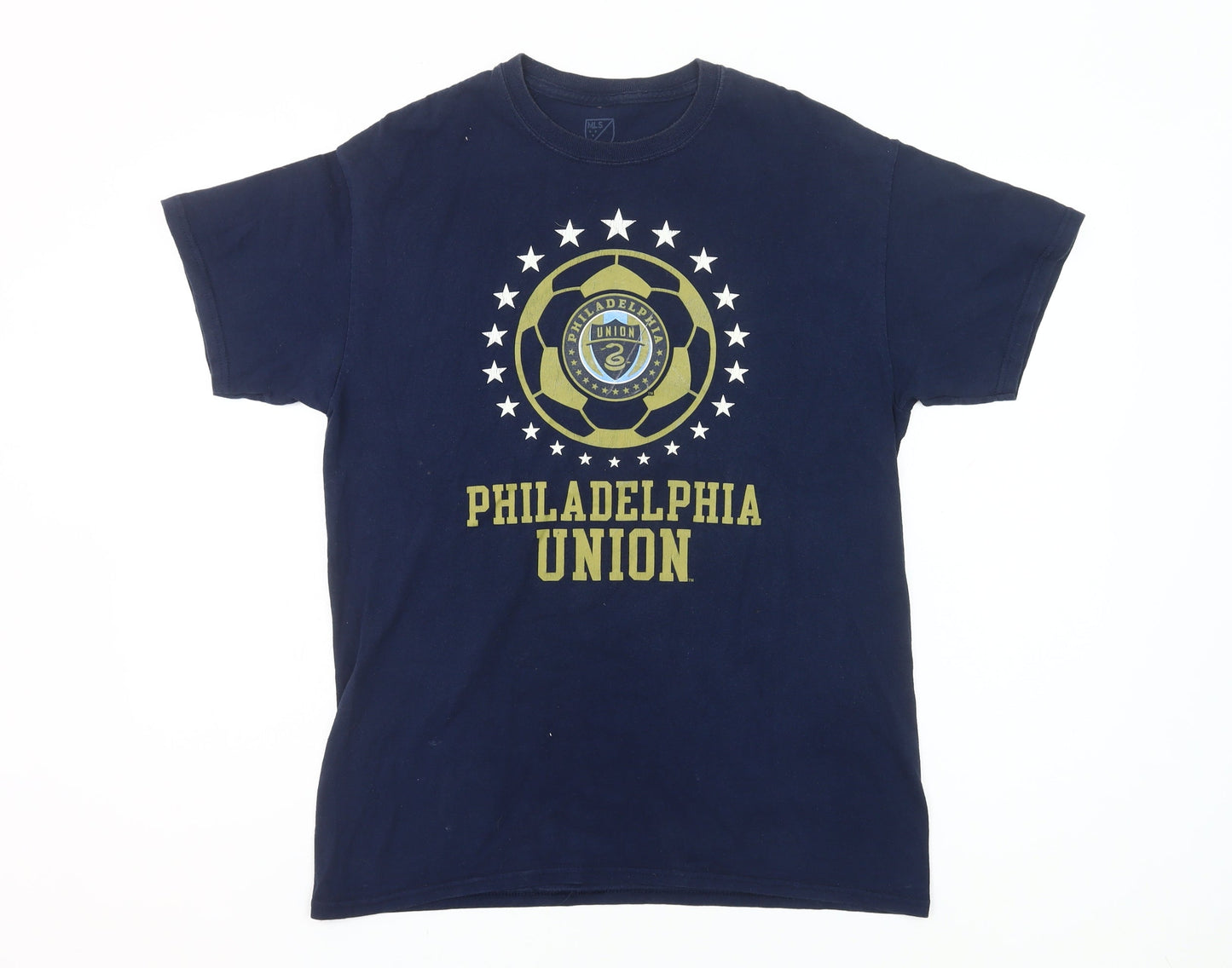 MLS Philadelphia Union Men's Blue Medium Graphic Cotton T-Shirt