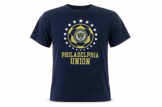 MLS Philadelphia Union Men's Blue Medium Graphic Cotton T-Shirt