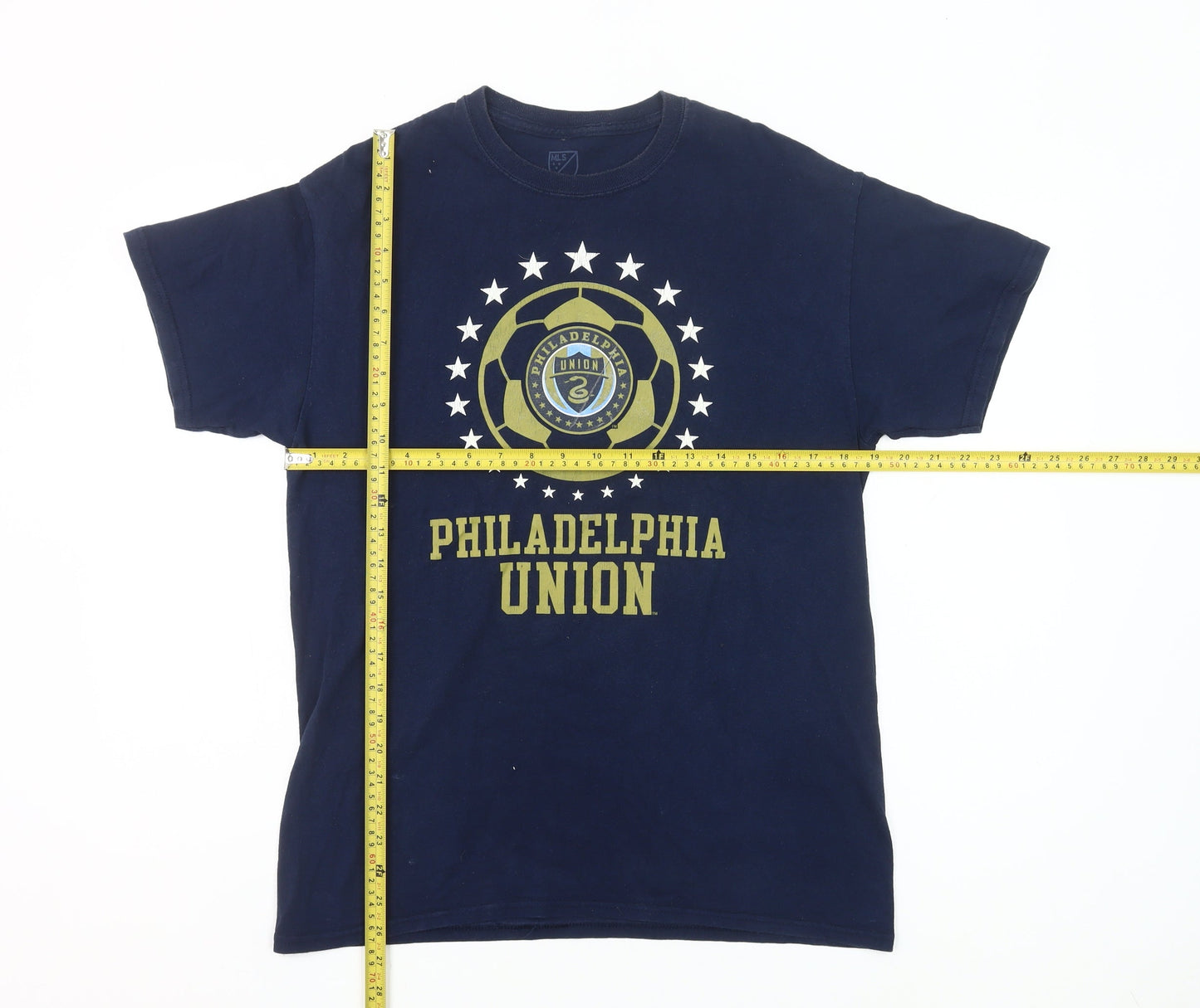 MLS Philadelphia Union Men's Blue Medium Graphic Cotton T-Shirt