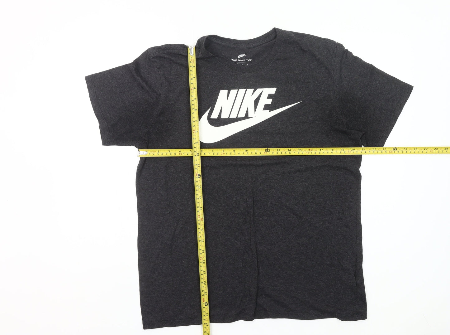 Nike Men's Black L Athletic Fit Graphic Logo Sports T-Shirt