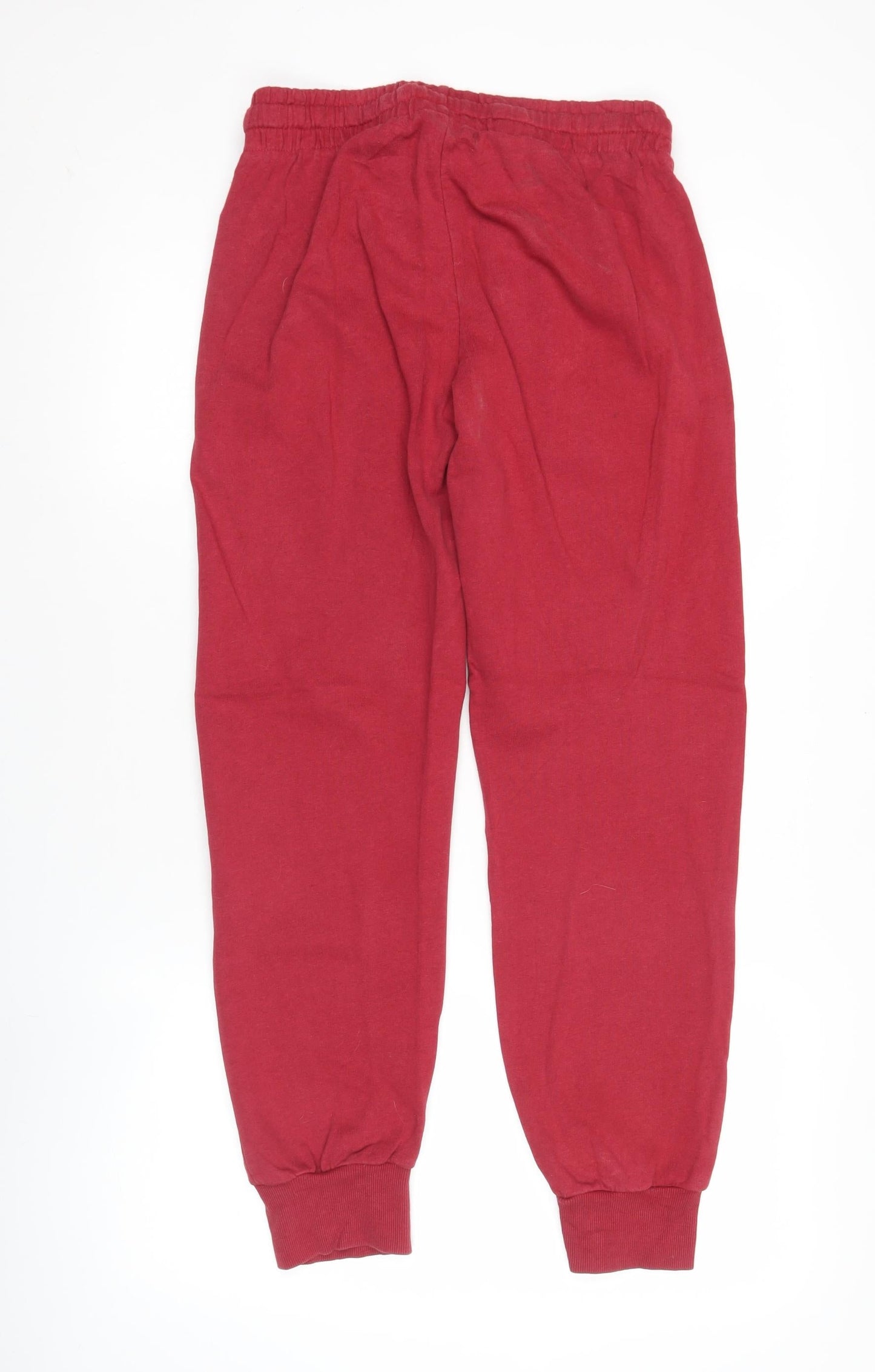 Kappa Mens Red Jogger Sweatpants Medium Cotton Blend Tapered
